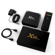 DQiDianZ X96mini nouveau Android 9.0X96 mini Smart TV BOX S905W Quad Core support 2.4G sans fil WIFI boîtier multimédia décodeur