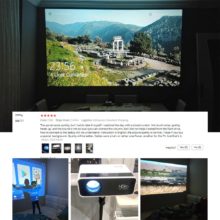 Liquidation de Stock | AUN Mini projecteur D60/S 1280x720P, projecteur LED Android WiFi pour téléphone intelligent, prise en charge Full HD 4K Bluetooth 3D