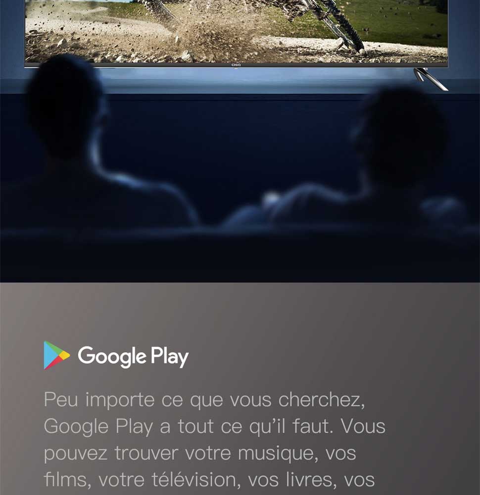 CHiQ L32H7A, 32 Pouces(80cm), Android 9.0, Smart TV, HD, WiFi, Bluetooth,Google Assistant, Netflix, Prime Video,2 HDMI, USB