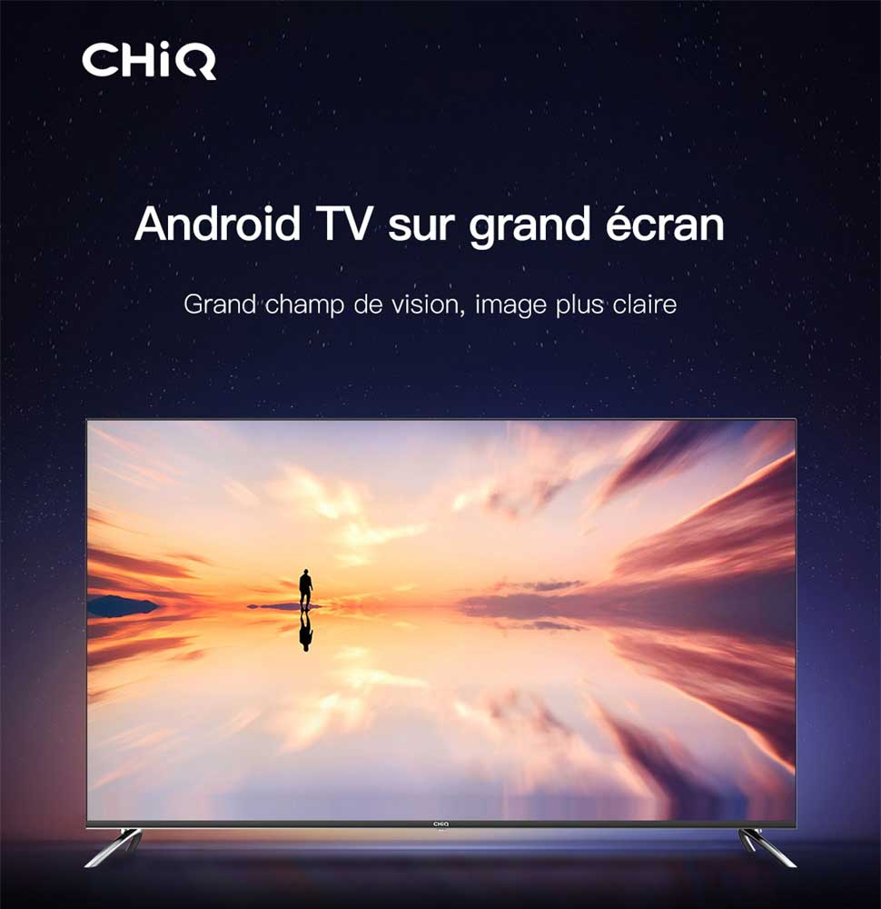 CHiQ L32H7A, 32 Pouces(80cm), Android 9.0, Smart TV, HD, WiFi, Bluetooth,Google Assistant, Netflix, Prime Video,2 HDMI, USB
