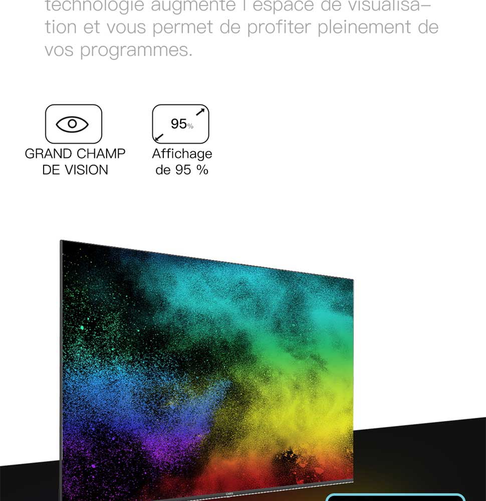 CHiQ L32H7A, 32 Pouces(80cm), Android 9.0, Smart TV, HD, WiFi, Bluetooth,Google Assistant, Netflix, Prime Video,2 HDMI, USB