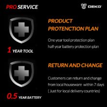 DEKO GCD20DU 20V Max ménage bricolage travail du bois batterie Lithium-Ion perceuse visseuse sans fil outils électriques perceuse électrique perceuse électrique