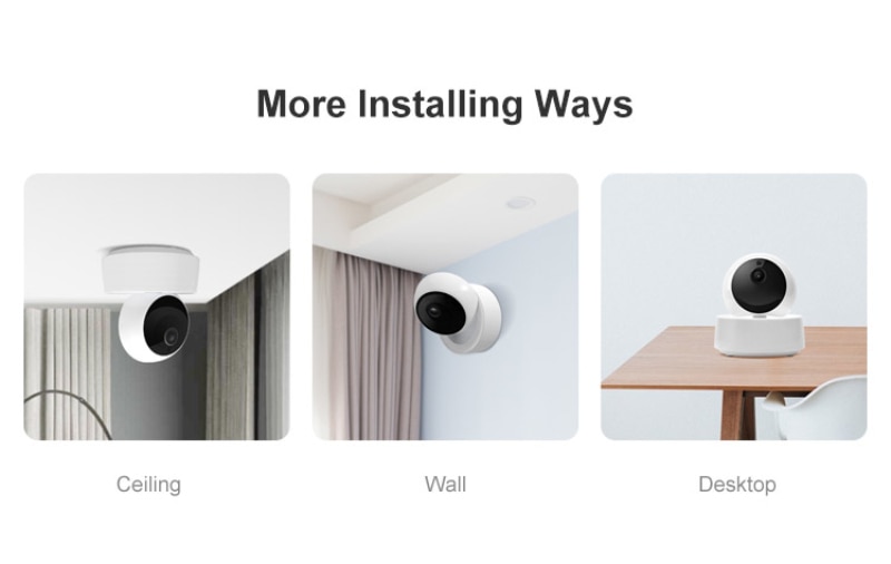 Sonoff GK-200MP2-B caméra de sécurité IP WiFi sans fil APP contrôlée 1080P HD mouvement détective 360 ° surveillance activité alerte caméra