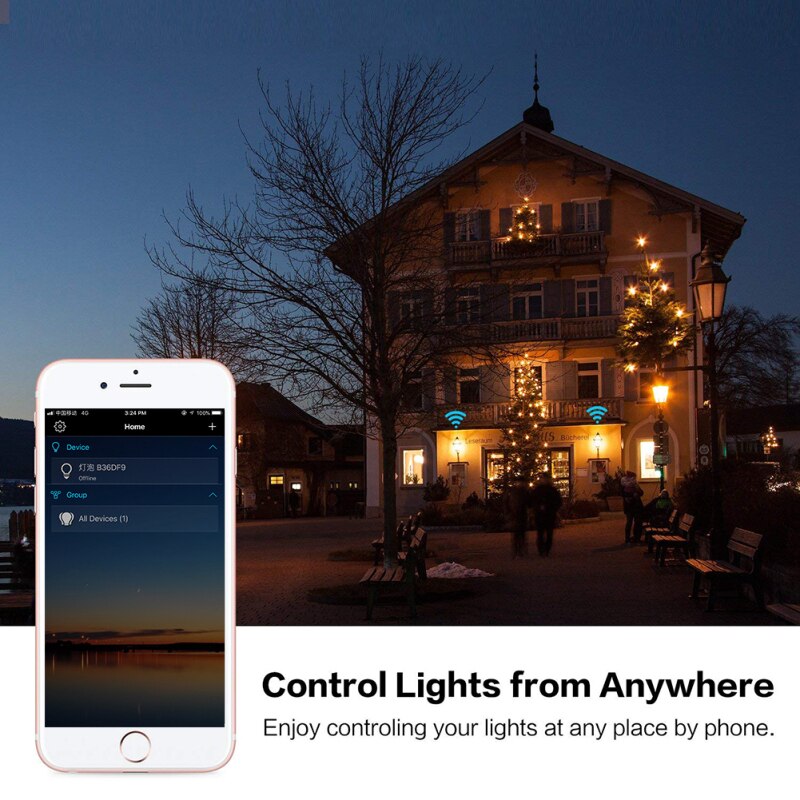 WIFI intelligent Led ampoule 9W E27 E26 B22 maison intelligente RGBW WIFI lampe couleur Compatible avec Alexa Google Home WIFI intelligent Led ampoule 9W E27 E26 B22 maison intelligente RGBW WIFI lampe couleur Compatible avec Alexa Google Home