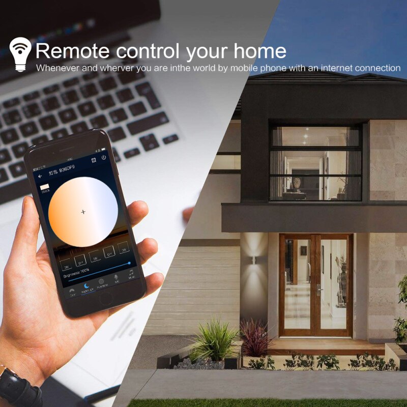 WIFI intelligent Led ampoule 9W E27 E26 B22 maison intelligente RGBW WIFI lampe couleur Compatible avec Alexa Google Home WIFI intelligent Led ampoule 9W E27 E26 B22 maison intelligente RGBW WIFI lampe couleur Compatible avec Alexa Google Home