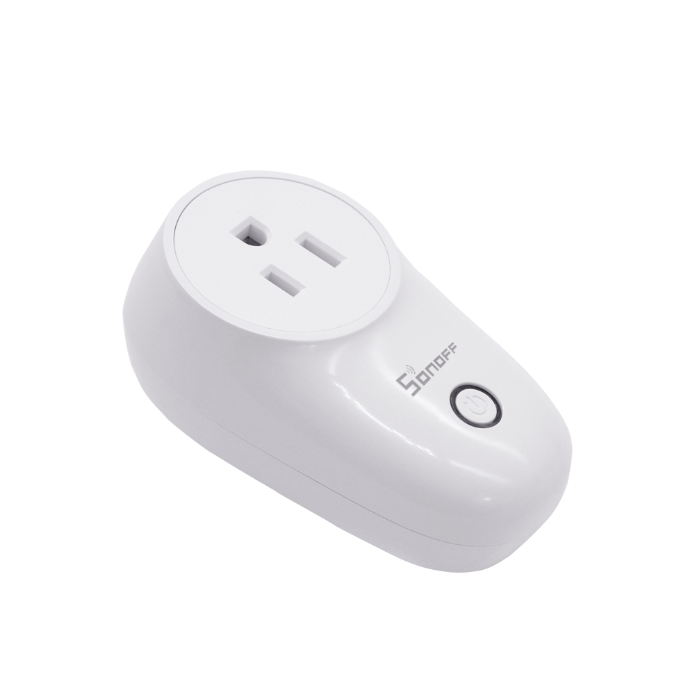 1/2 pièces Sonoff S26 WiFi prise intelligente US/EU/UK prise de courant sans fil prise de courant commutateur de maison intelligente travailler avec Alexa Google Assistant IFTTT