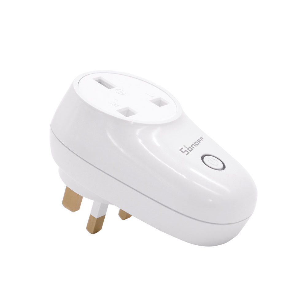 1/2 pièces Sonoff S26 WiFi prise intelligente US/EU/UK prise de courant sans fil prise de courant commutateur de maison intelligente travailler avec Alexa Google Assistant IFTTT