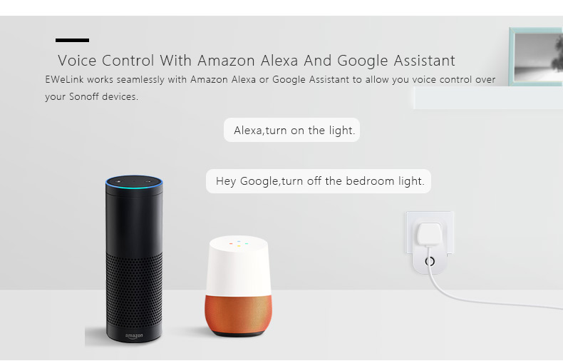 1/2 pièces Sonoff S26 WiFi prise intelligente US/EU/UK prise de courant sans fil prise de courant commutateur de maison intelligente travailler avec Alexa Google Assistant IFTTT
