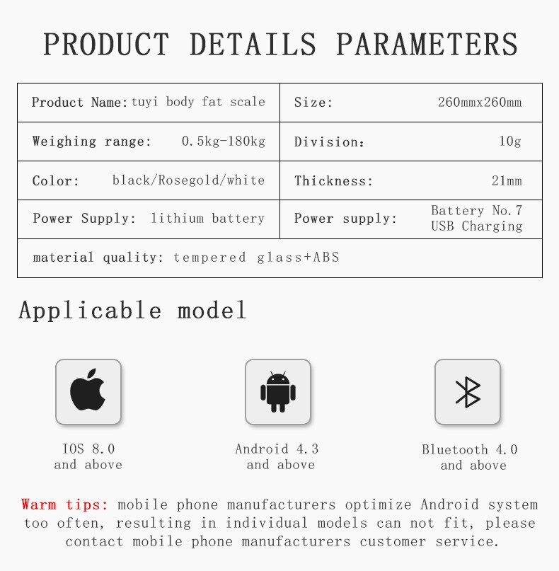 Balance de sol électronique | Salle de bains, Bluetooth Balance de sol, corps intelligent numérique à domicile, verre trempé, écran LCD