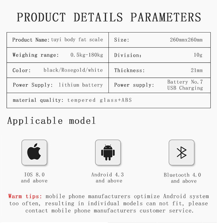 Balance de sol électronique | Salle de bains, Bluetooth Balance de sol, corps intelligent numérique à domicile, verre trempé, écran LCD