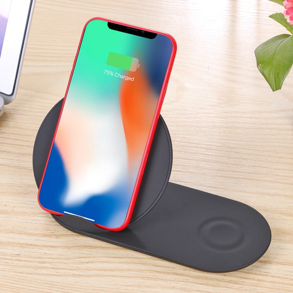 Pour Samsung chargeur sans fil Duo Dock double EP-N6100TBCGCN Charge rapide pour Galaxy Note 9 8 S9 S8 + montre Gear S3 Charge rapide