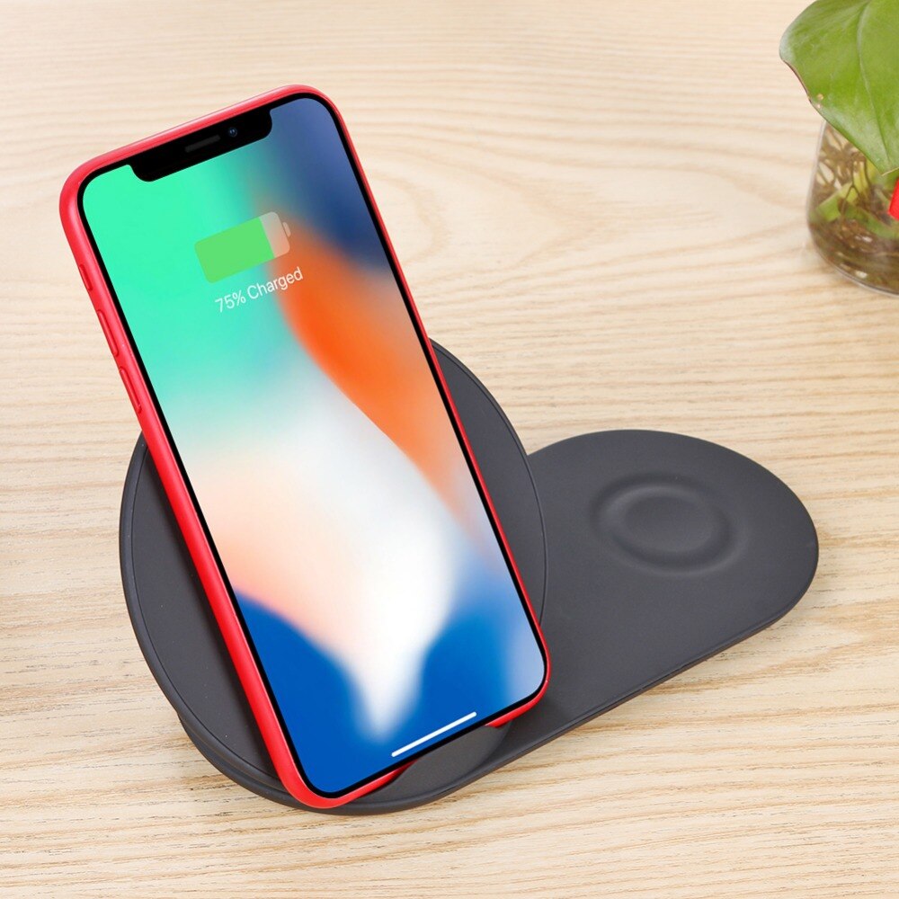 Pour Samsung chargeur sans fil Duo Dock double EP-N6100TBCGCN Charge rapide pour Galaxy Note 9 8 S9 S8 + montre Gear S3 Charge rapide