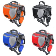 Sac à dos pour animaux de compagnie en plein air réfléchissant réglable sac de selle harnais transporteur pour voyager randonnée Camping sécurité accessoires pour animaux de compagnie