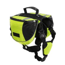 Sac à dos pour animaux de compagnie en plein air réfléchissant réglable sac de selle harnais transporteur pour voyager randonnée Camping sécurité accessoires pour animaux de compagnie