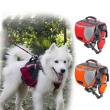 Sac à dos pour animaux de compagnie en plein air réfléchissant réglable sac de selle harnais transporteur pour voyager randonnée Camping sécurité accessoires pour animaux de compagnie