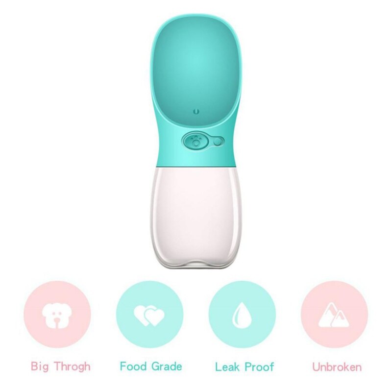 Bouteille d'eau Portable pour animaux de compagnie, bouteille pour chiens et chats, coupe d'eau facile à transporter, pour les voyages en plein air ou en plein air