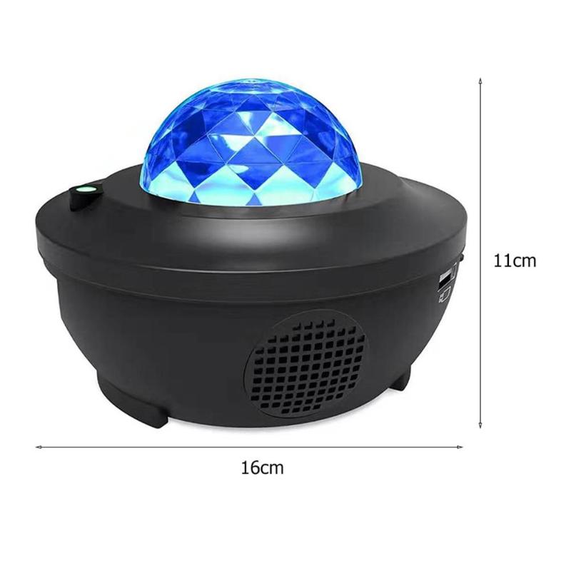 Projecteur ciel étoilé coloré, bluetooth, USB, avec commande vocale, lecteur de musique, LED veilleuse, chargeur par USB, lampe de Projection, cadeau idéal pour enfant