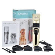 Tondeuses pour chiens à faible bruit rasoir pour animaux de compagnie Rechargeable tondeuse pour chien sans fil outil de toilettage pour animaux de compagnie chat Animal coupe-cheveux tondeuse coupe-c