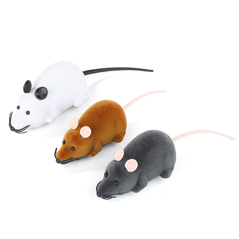 Nouveau 8 couleurs chat jouets télécommande sans fil RC Simulation souris jouet électronique Rat souris jouet pour chaton chat nouveauté jouet