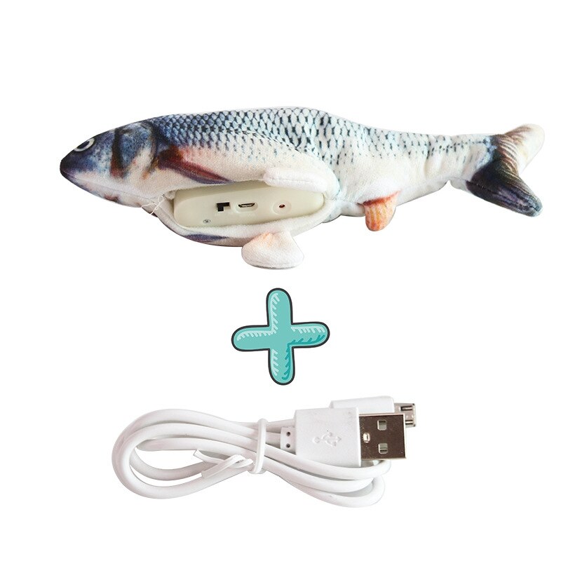 30CM électronique chat jouet électrique USB charge Simulation poissons jouets pour chien chat mâcher jouer mordre fournitures dropshipping