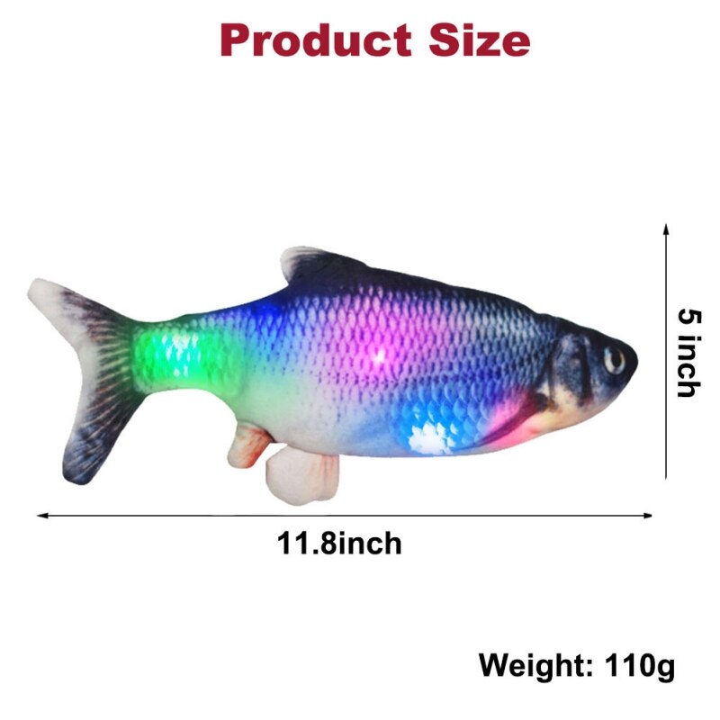 30CM électronique chat jouet électrique USB charge Simulation poissons jouets pour chien chat mâcher jouer mordre fournitures dropshipping