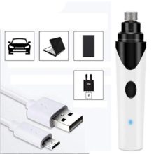 Rechargeable pour animaux de compagnie broyeur à ongles chien coupe-ongles indolore USB électrique chat pattes coupe-ongles toilettage tondeuse fichier nous livraison directe