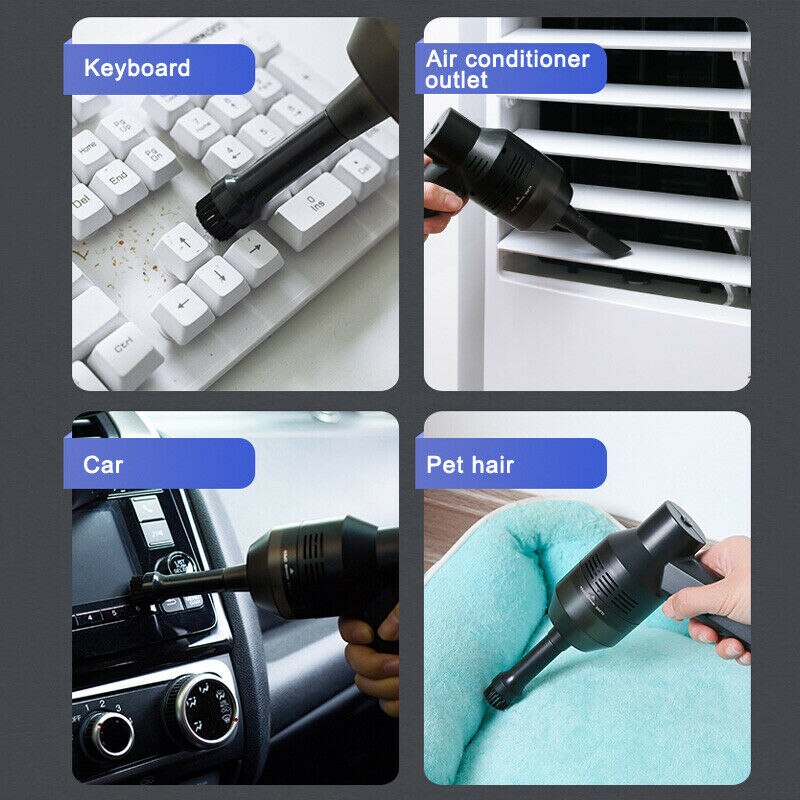 Mini aspirateur chargeur USB Robot | Petit appareil ménager, aspirateur, canapé d'ordinateur ou portable