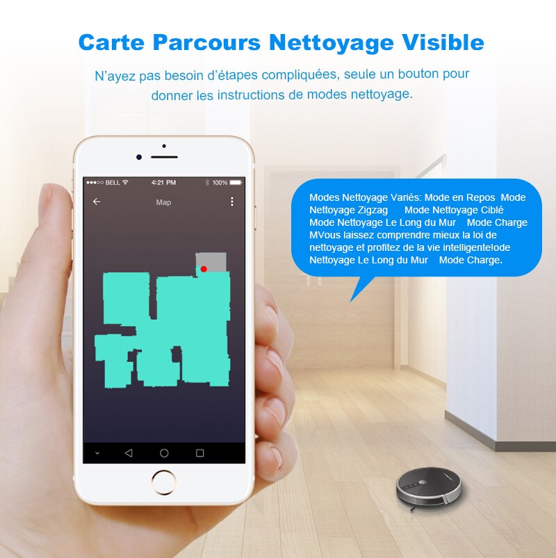 LIECTROUX C30B Aspirateur robot , cartographie intelligente, avec mémoire, application WiFi et commande vocale, aspiration forte 4000 Pa, nettoyage humide, poils d'animaux, nettoyant pour sols et tapi LIECTROUX C30B Aspirateur robot , cartographie intelligente, avec mémoire, application WiFi et commande vocale, aspiration forte 4000 Pa, nettoyage humide, poils d'animaux, nettoyant pour sols et tapi