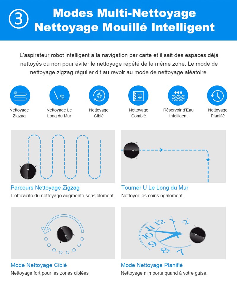 LIECTROUX C30B Aspirateur robot , cartographie intelligente, avec mémoire, application WiFi et commande vocale, aspiration forte 4000 Pa, nettoyage humide, poils d'animaux, nettoyant pour sols et tapi LIECTROUX C30B Aspirateur robot , cartographie intelligente, avec mémoire, application WiFi et commande vocale, aspiration forte 4000 Pa, nettoyage humide, poils d'animaux, nettoyant pour sols et tapi
