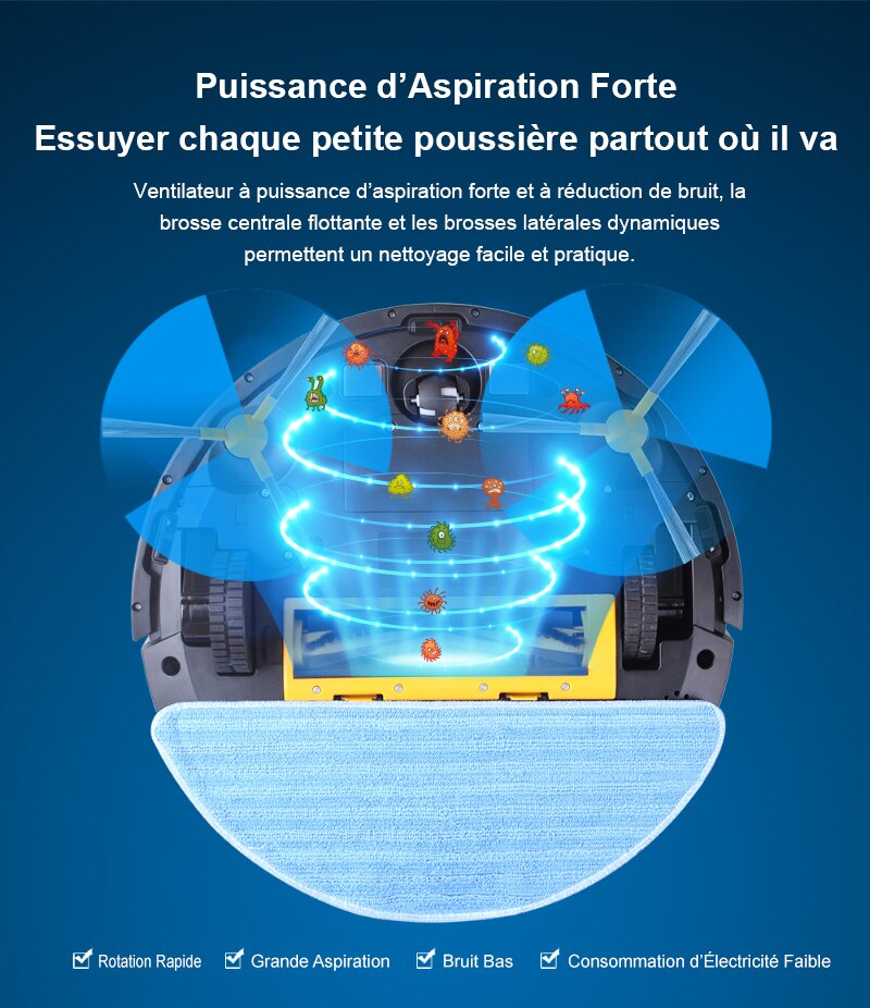 LIECTROUX C30B Aspirateur robot , cartographie intelligente, avec mémoire, application WiFi et commande vocale, aspiration forte 4000 Pa, nettoyage humide, poils d'animaux, nettoyant pour sols et tapi LIECTROUX C30B Aspirateur robot , cartographie intelligente, avec mémoire, application WiFi et commande vocale, aspiration forte 4000 Pa, nettoyage humide, poils d'animaux, nettoyant pour sols et tapi