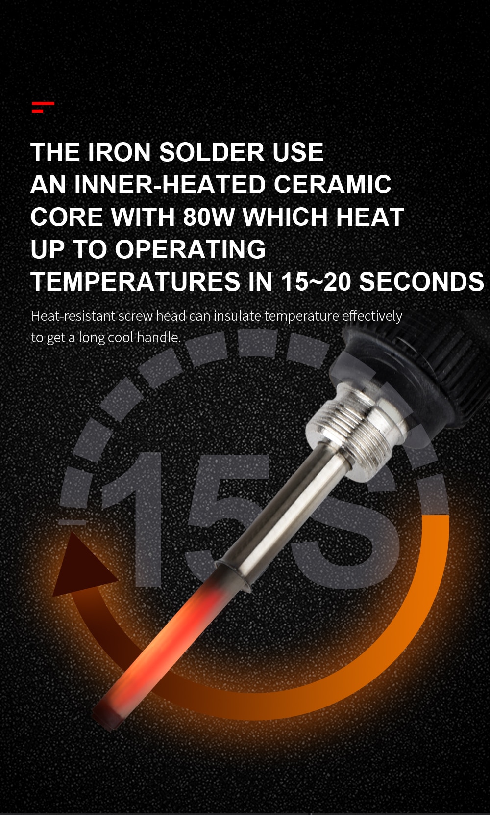 JCD - Kit de fer à souder 220V 80W à température régalble et écran de contrôle LCD