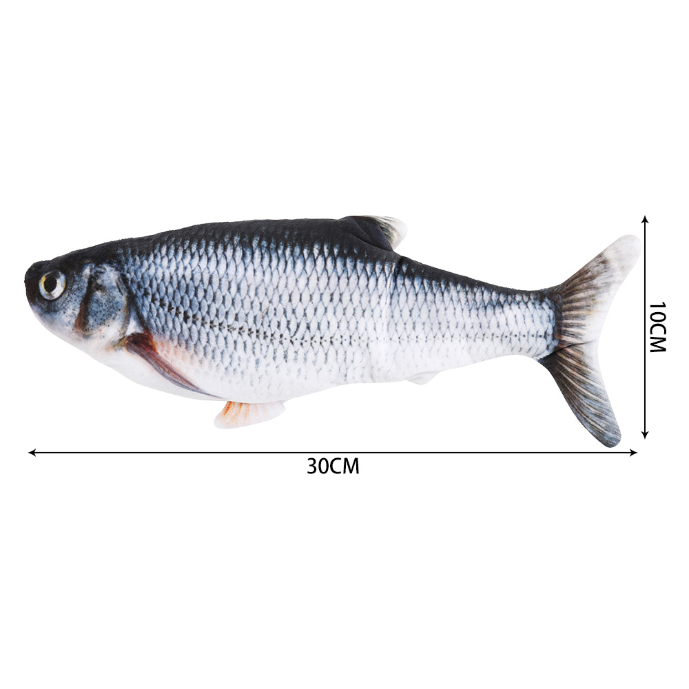 Chat électrique jouet USB charge Simulation danse sautant poisson mobile avec musique Led lumières chat jouet pour chats jouets interactifs