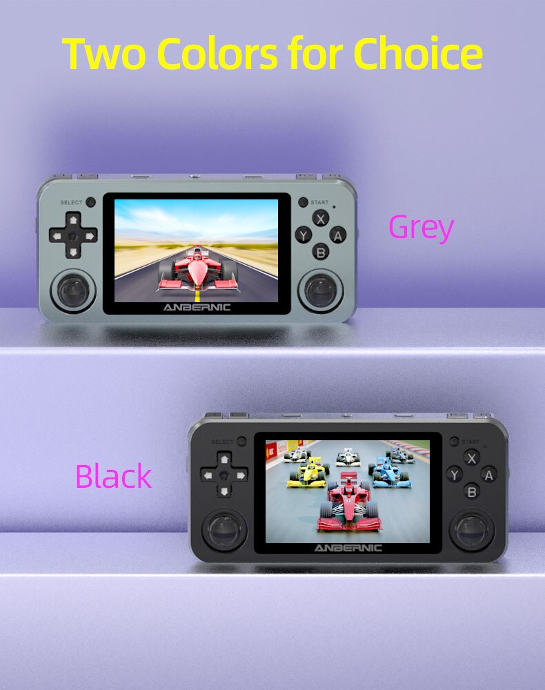 ANBERNIC RG351M RG351P rétro Console de jeu vidéo en alliage d'aluminium coque 2500 Console de jeu Portable RG351 lecteur de jeu Portable