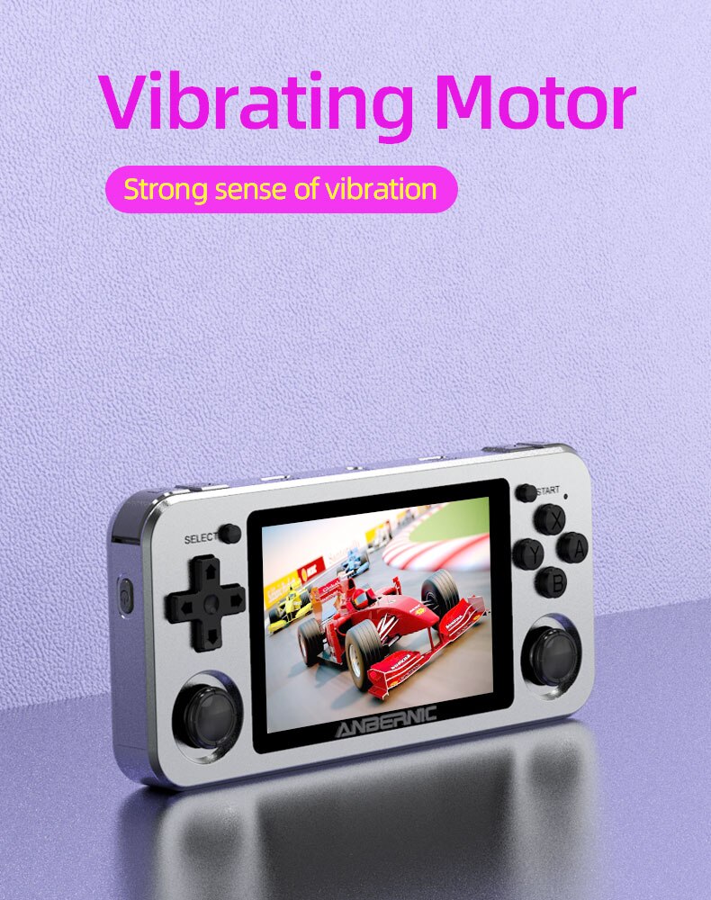 ANBERNIC RG351M RG351P rétro Console de jeu vidéo en alliage d'aluminium coque 2500 Console de jeu Portable RG351 lecteur de jeu Portable