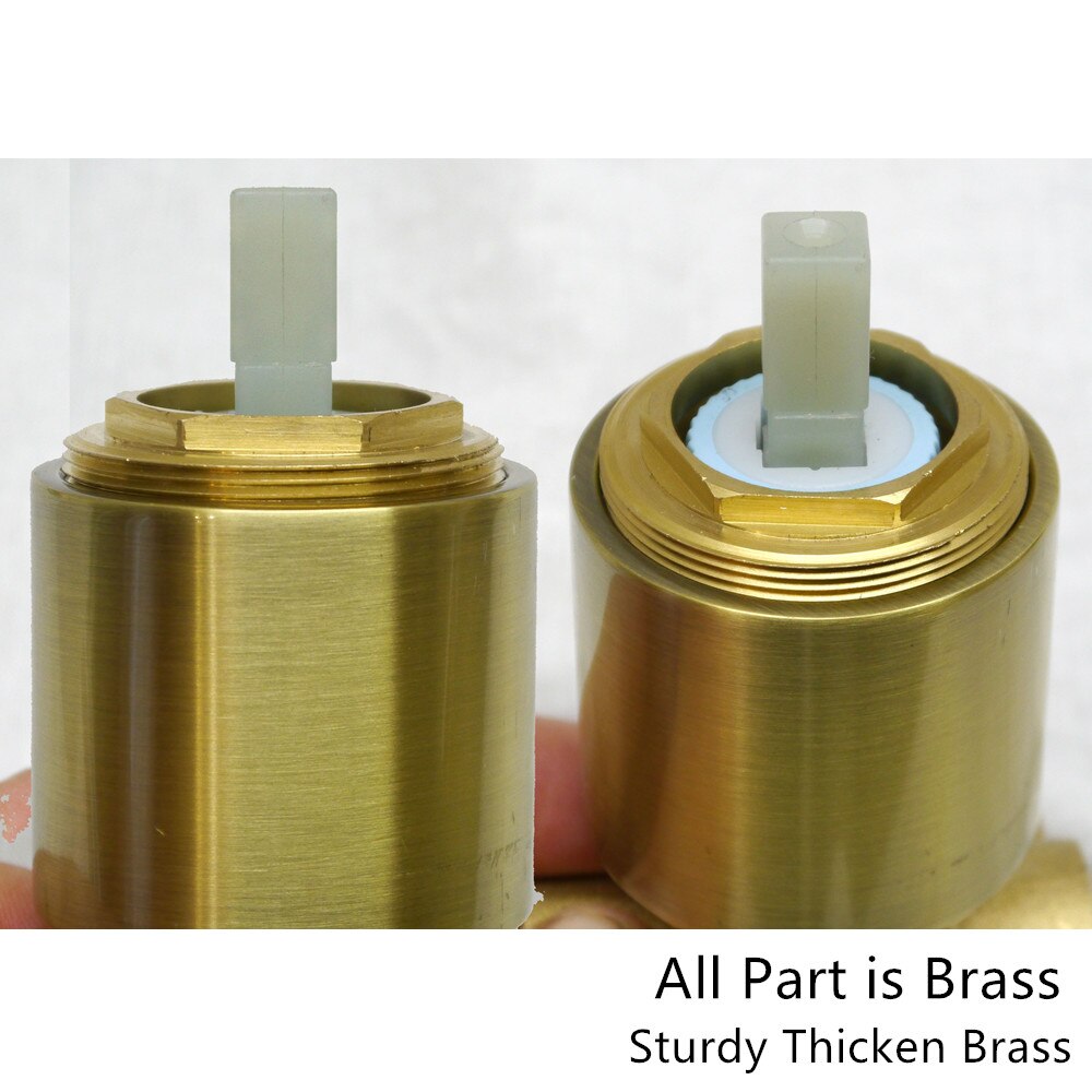 Salle de bain évier bassin robinet bain mitigeur mural en laiton mat noir avec poignée unique eau chaude froide blanc Rose or ensemble