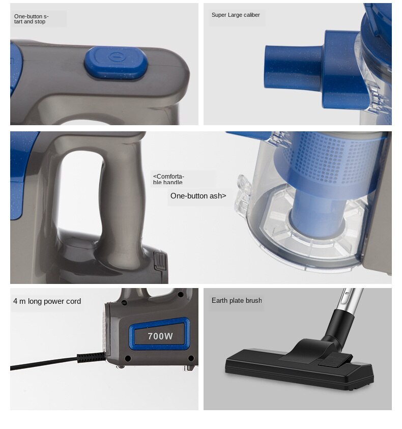 Aspirateur domestique de voiture aspirateur de voiture haute puissance aspirateur propre Vertical balayeuse à main