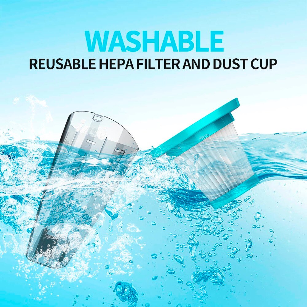 INSE aspirateur bâton filaire aspirateur AR3SE puissant aspiration 400W moteur polyvalent 3in1 aspirateur à main