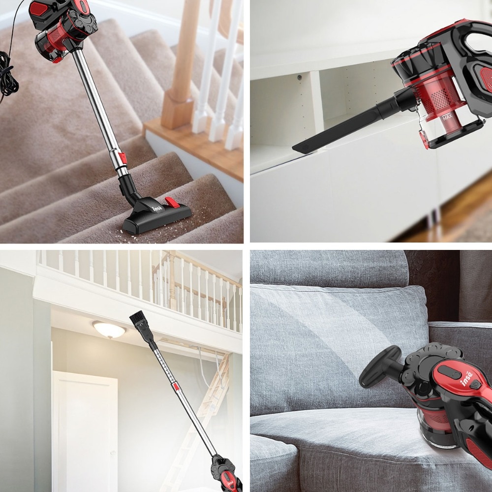 INSE I5 ménage aspirateur puissance aspiration voiture aspirateur Vertical propre aspirateur à main balayeuse Machine de nettoyage