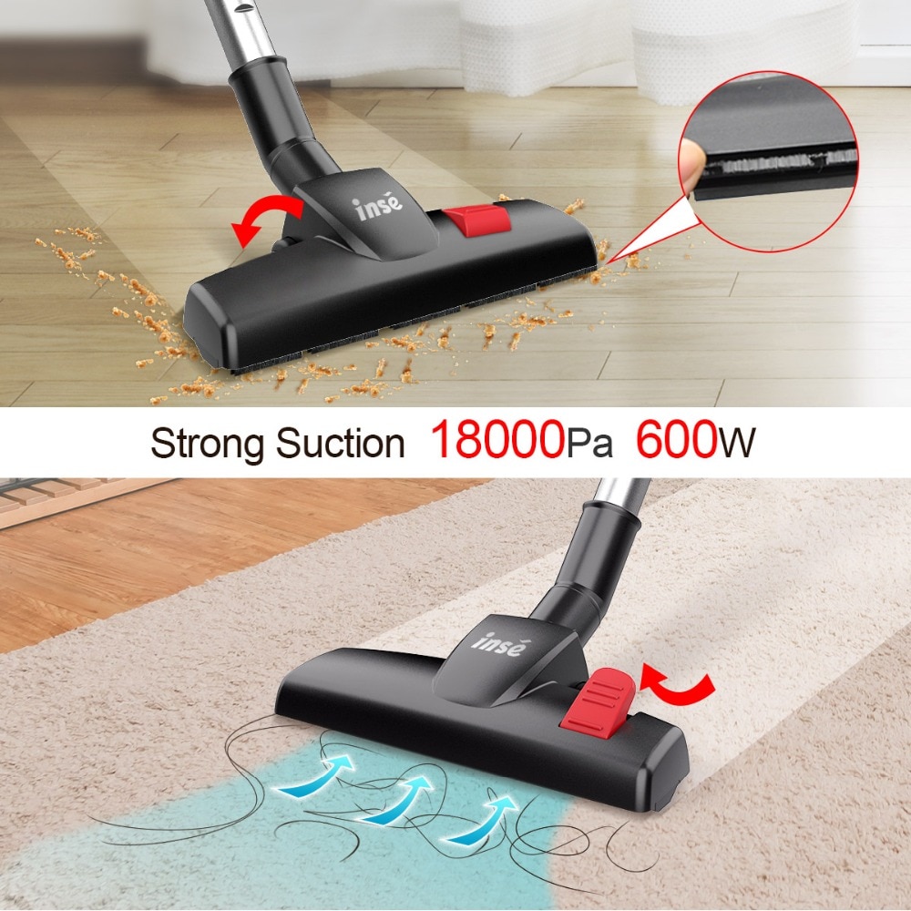 INSE I5 ménage aspirateur puissance aspiration voiture aspirateur Vertical propre aspirateur à main balayeuse Machine de nettoyage