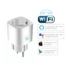 Wifi prise intelligente interrupteur d’alimentation 16A prise ue Tuya vie intelligente APP télécommande prise de courant synchronisation fonctionne avec Alexa Google Home