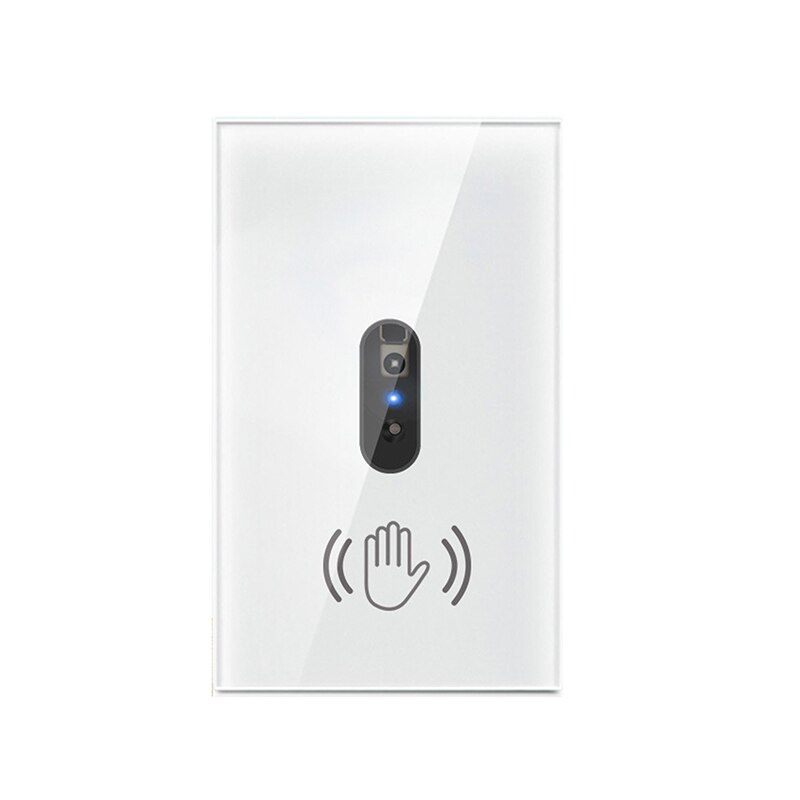 Smart Wall Light capteur infrarouge interrupteur panneau d'écran en verre sur hors ue US 110V 220V 10A alimentation électrique pas besoin de toucher la livraison directe