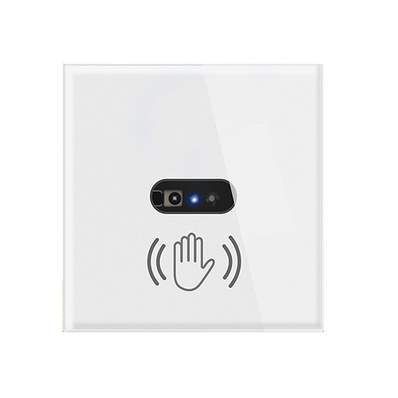 Smart Wall Light capteur infrarouge interrupteur panneau d'écran en verre sur hors ue US 110V 220V 10A alimentation électrique pas besoin de toucher la livraison directe