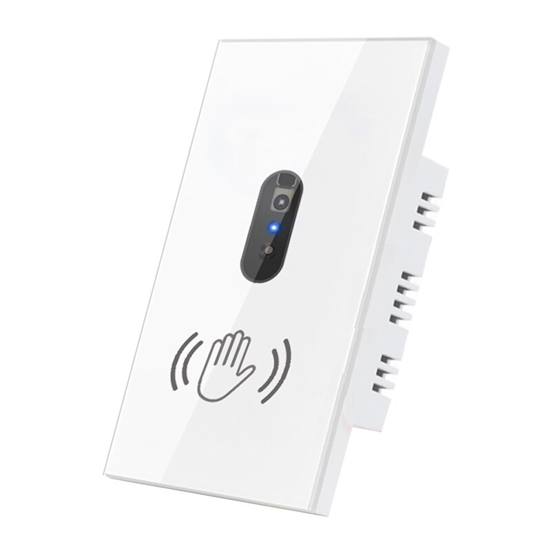 Smart Wall Light capteur infrarouge interrupteur panneau d'écran en verre sur hors ue US 110V 220V 10A alimentation électrique pas besoin de toucher la livraison directe