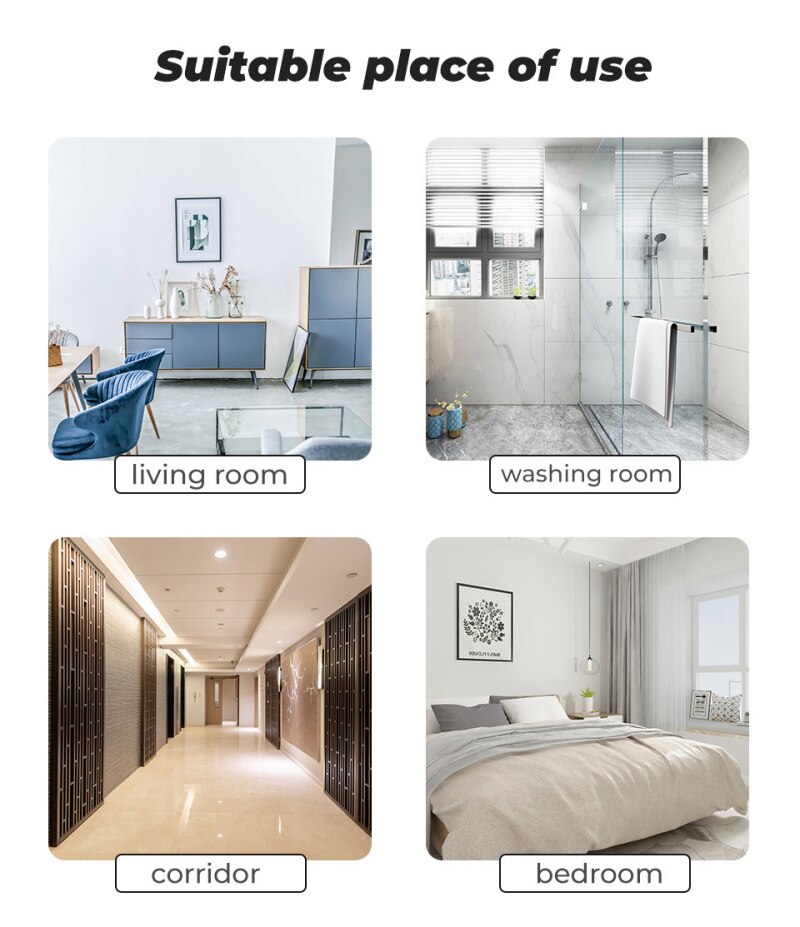 Smart Wall Light capteur infrarouge interrupteur panneau d'écran en verre sur hors ue US 110V 220V 10A alimentation électrique pas besoin de toucher la livraison directe