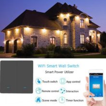 WiFi lumière intelligente interrupteur mural blanc noir 1/2/3 Gang Tuya Smart Home Phone 2 voies contrôle pour Alexa Google maison minuterie fonction