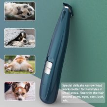 Chien toilettage tondeuses sans fil chat et petits chiens tondeuse à faible bruit électrique tondeuse pour animaux de compagnie pour couper les cheveux autour des pattes