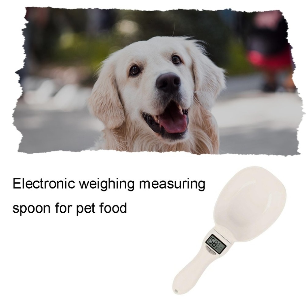 Multifonction nourriture pour animaux de compagnie échelle tasse Portable chien chat alimentation bol cuisine échelle cuillère mesure Scoop tasse avec affichage Led