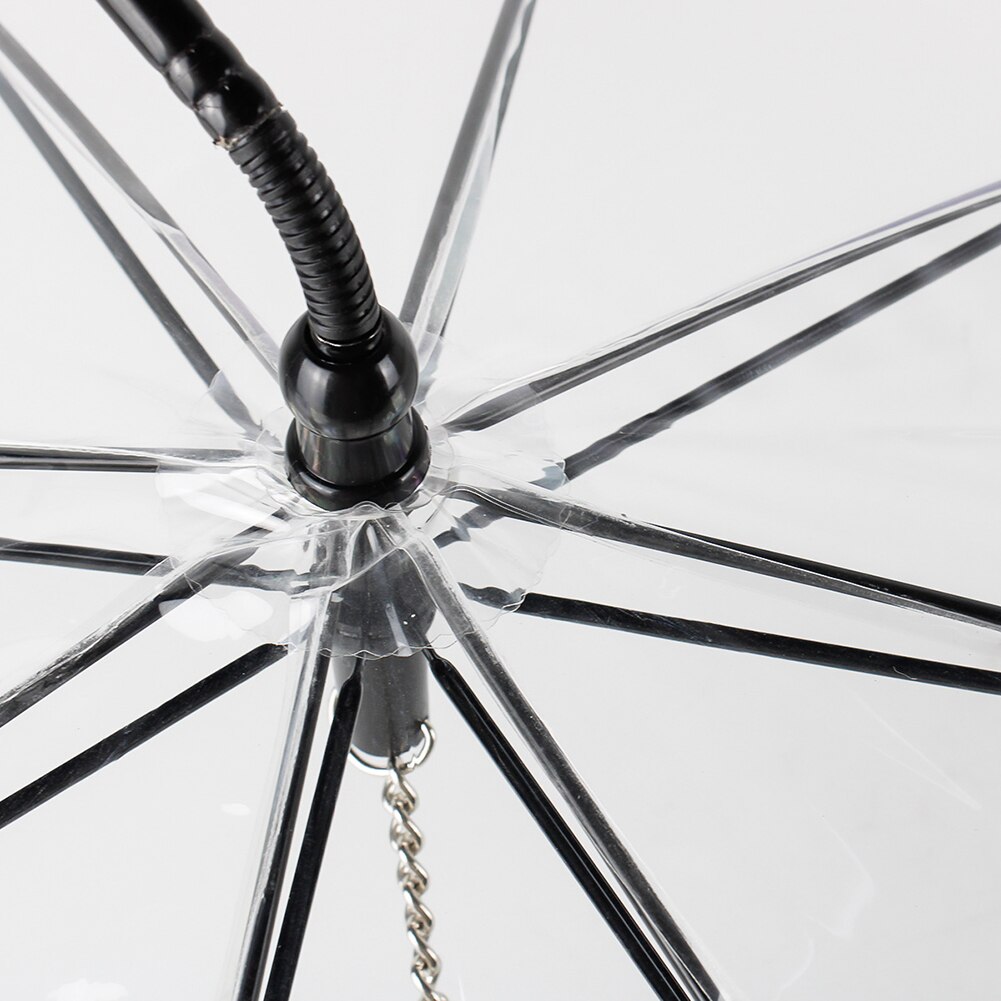 Laisse de marche Transparent ensemble de parapluie pour animaux de compagnie poignée extérieure chien imperméable ménage animaux chiens ornements pour pleuvoir