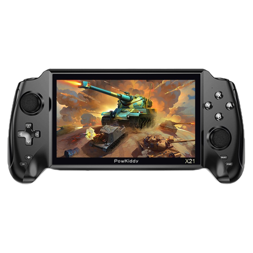 X21 7 pouces Console de jeu de poche intégré 3000 jeux vidéo Linux Portable rétro classique Portable double lecteur de jeu