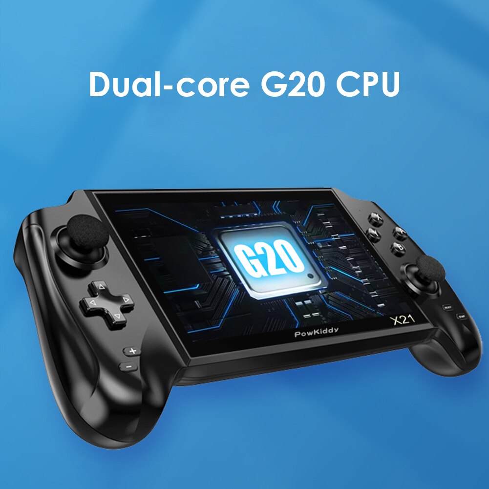 X21 7 pouces Console de jeu de poche intégré 3000 jeux vidéo Linux Portable rétro classique Portable double lecteur de jeu